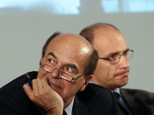 Bersani-Letta Le facce del PD