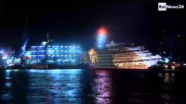 Il raddrizzamento della Costa Concordia in 22 secondi