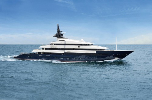 "The Seven Seas" il megayacht di Steven Spielberg da 282-piedi. Se non riuscite a comprarlo, potete sempre noleggiarlo, per la modica cifra di 1.200.000 $ al mese.