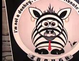 Il logo dello zebra burger all'expo