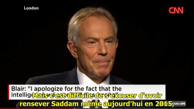 Tony Blair: chiedo scusa, abbiamo sbagliato in IRAQ