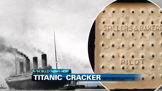 Cracker del Titanic, venduto per quasi 23.000 $ dollari all’asta