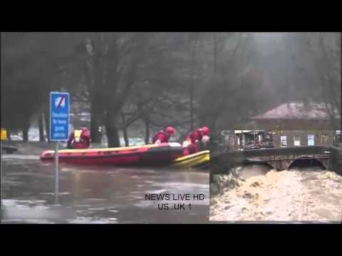 Alluvioni nel Regno Unito: case evacuate per l’inondazione