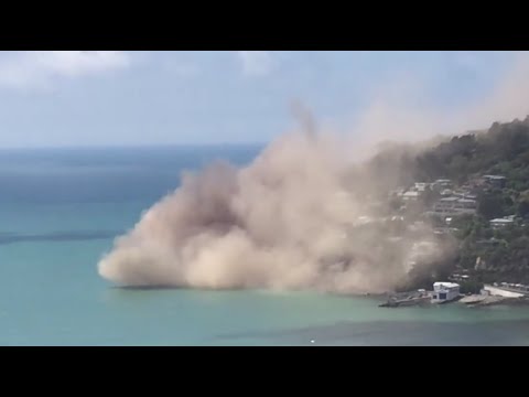 Christchurch, Nuova Zelanda: terremoto fa crollare una scogliera