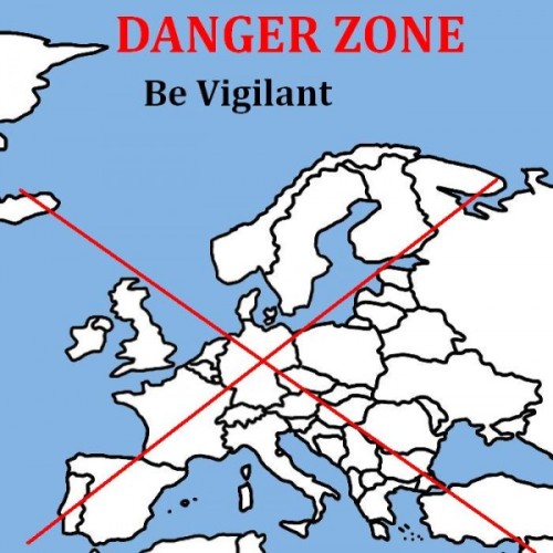 USA travel warning: Europe danger zone