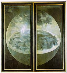 Trittico chiuso: La creazione del mondo
