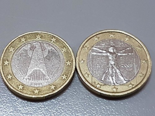 I due conii della moneta unica europea a confronto: Germania vs. Italia