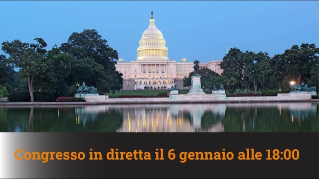 Congresso in diretta il 6 gennaio 2021