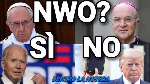 VIGANO’: PROVE FRODE SCHIACCIANTI, BIDEN DISASTRO IRREPARABILE CON BERGOGLIO PORTA NWO! CONTRO TRUMP