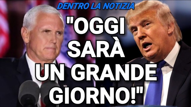 PENCE : VI PROMETTO CHE OGGI SARA’ IL NOSTRO GIORNO