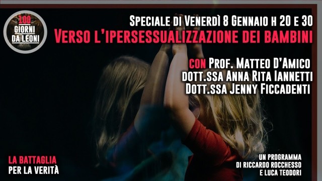 L’IPERSESSUALIZZAZIONE DEI BAMBINI