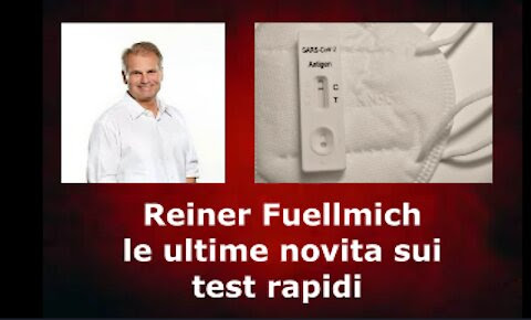 LE ULTIME NOVITA’ SUI TEST RAPIDI