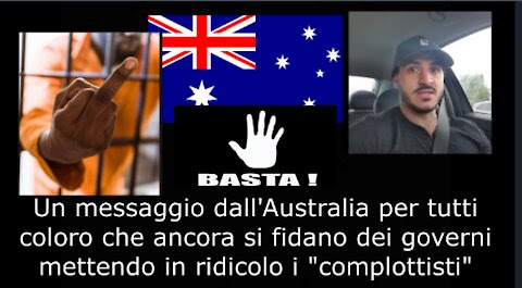 UN MESSAGGIO DALL’AUSTRALIA