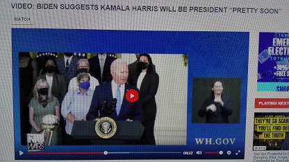 Video: Biden suggerisce che Kamala Harris sarà presidente molto presto