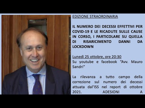 IL NUMERO DEI DECESSI EFFETTIVI PER COVID-19 E LE RICADUTE SULLE CAUSE IN CORSO