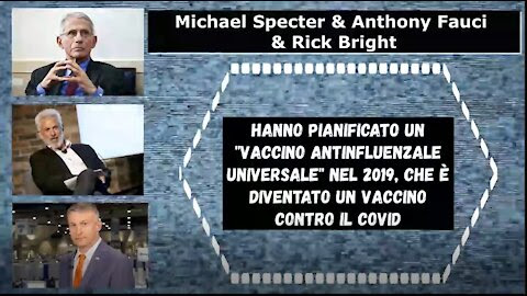 Hanno pianificato un “vaccino antinfluenzale universale” nel 2019