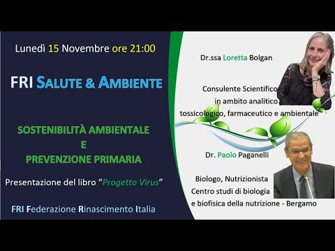 PREVENZIONE E SOSTENIBILITA’ AMBIENTALE – LORETTA BOLGAN