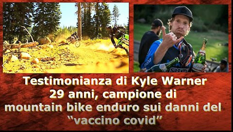 KYLE WARNER, CAMPIONE DI MOUNTAIN BIKE: DANNEGGIATO DAL VACCINO