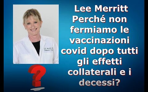 Perché non fermiamo le vaccinazioni covid dopo tutti gli effetti collaterali e i decessi?