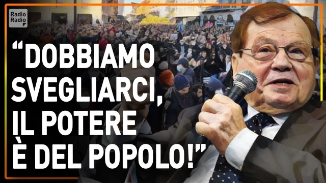 MONTAGNIER INFIAMMA LA PIAZZA AL GRIDO DI “VIVA LA LIBERTÀ” ▷ “COLLEGHI FERMATE LA VACCINAZIONE”