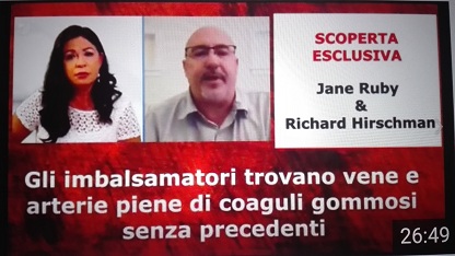 SCOPERTA ESCLUSIVA: Le vene ed arterie piene di coaguli senza precedenti