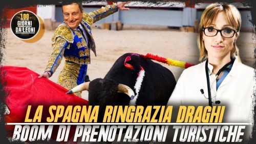 LA DISTRUZIONE DEL TURISMO ITALIANO – LA SPAGNA RINGRAZIA DRAGHI.