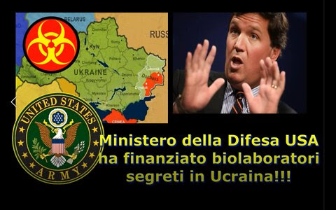 MINISTERO DIFESA USA HA FINANZIATO BIOLAB SEGRETI IN UCRAINA