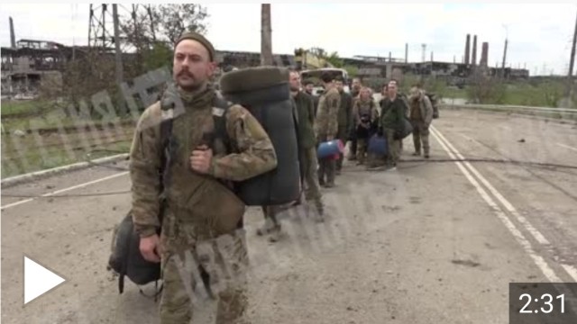 18.05.2022 – TRASFERIMENTO DEI 265 PRIGIONIERI “AZOV” CHE SI SONO ARRESI