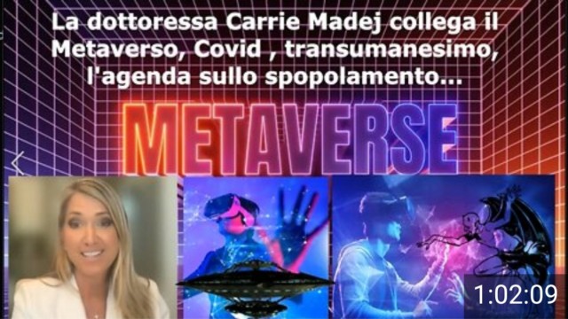 Metaverso, covid, transumanesimo e spopolamento – Carrie Madej