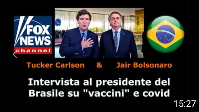 TUCKER CARLSON INTERVISTA JAIR BOLSONARO