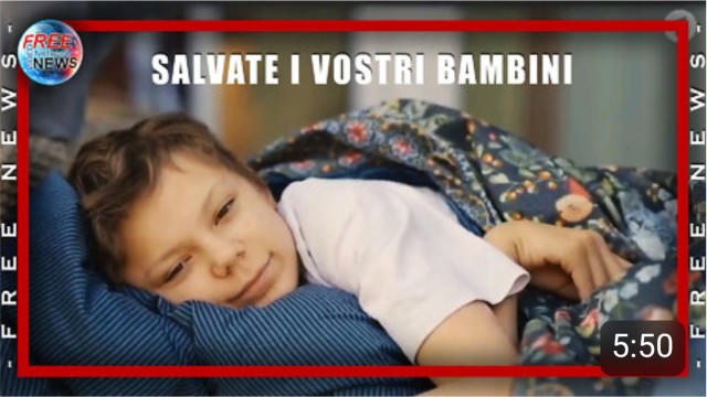 SALVATE I VOSTRI BAMBINI – Metodo di pulizia del sangue dal siero genico sperimentale