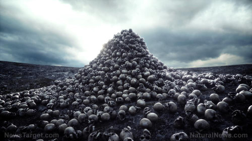 il-braccio-destro-di-klaus-schwab-chiede-un-evento-di-estinzione-di-massa-per-inaugurare-il-great-reset-skull-hell-apocalypse-pile-bones-cemetery-genocide