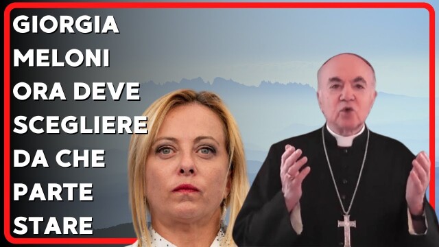 MONSIGNOR VIGANÒ: GIORGIA MELONI? PREMIER IN POTENZA