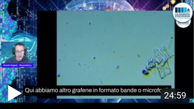 ANALISI AL MICROSCOPIO DI UNA GOCCIA DI VACCINO