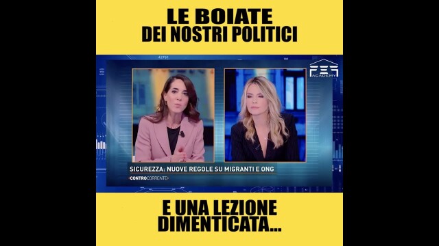 LE BOIATE DEI NOSTRI POLITICI E UNA LEZIONE DIMENTICATA