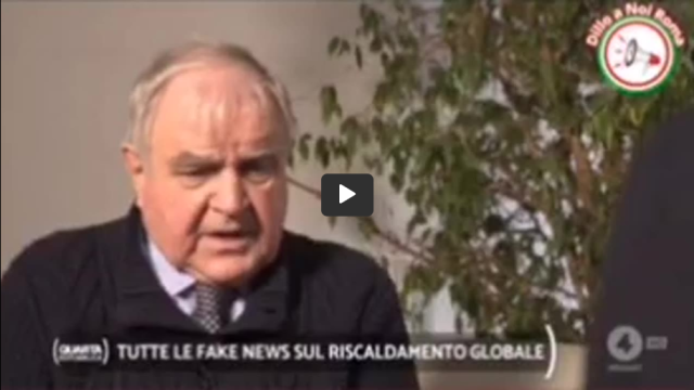 IL RISCALDAMENTO CLIMATICO E’ UNA BUFALA DI STATO – Prof. Franco Prodi