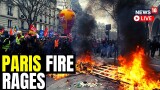 PARIGI IN GUERRA CIVILE PER LE PENSIONI – PARIS FIRE RAGES